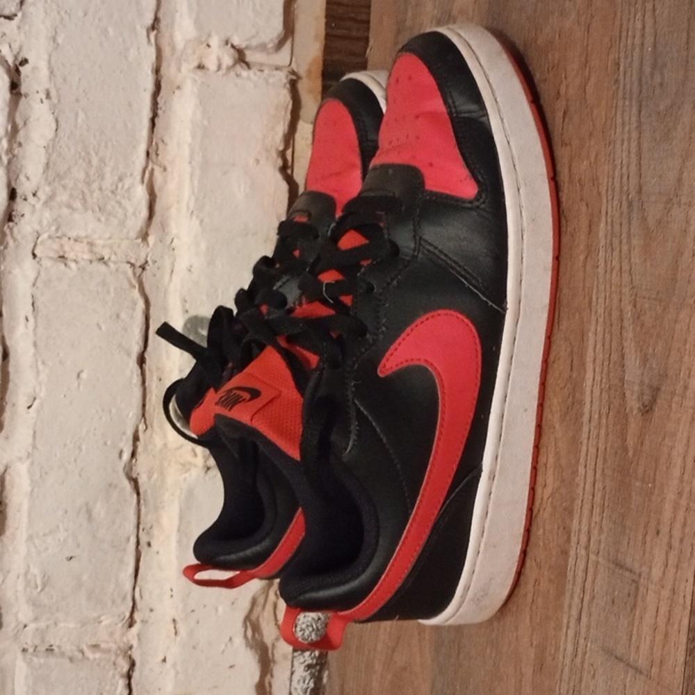 Nike Dunks Black and Red Sneakers
